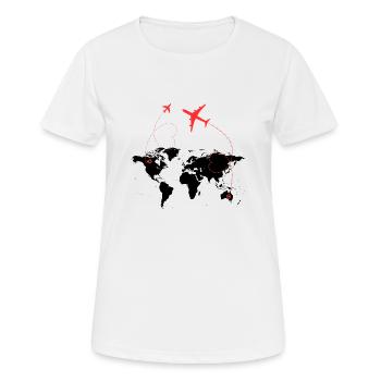 Go on - Women's Breathable T-Shirt - white - Front - AI Model Female 172 dark (172cm)