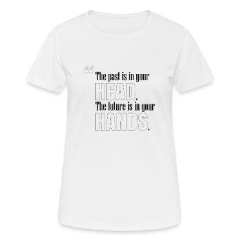 The past & The future - Women's Breathable T-Shirt - white - Front - AI Model Female 172 dark (172cm)