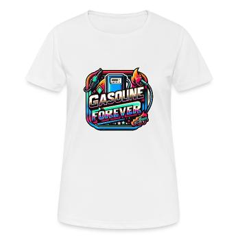 Gasoline Forever 17 - Women's Breathable T-Shirt - white - Front - AI Model Female 172 dark (172cm)