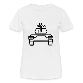 tank - Women's Breathable T-Shirt - white - Front - AI Model Female 172 dark (172cm)