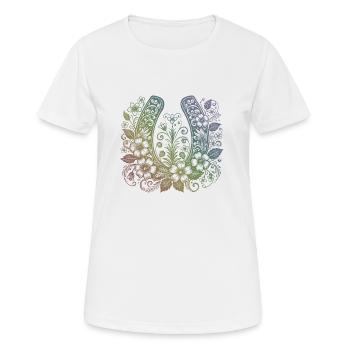Horseshoe - Women's Breathable T-Shirt - white - Front - AI Model Female 172 dark (172cm)