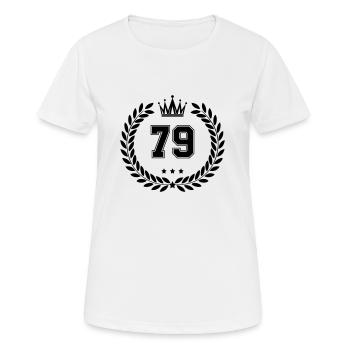 wappen 79 - Frauen T-Shirt atmungsaktiv - Weiß - Vorne - AI Model Female 172 dark (172cm)