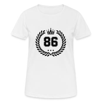 Armoiries 86 - T-shirt respirant Femme - blanc - Devant - AI Model Female 172 dark (172cm)