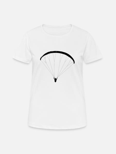 Paraglider - Women's Breathable T-Shirt - white