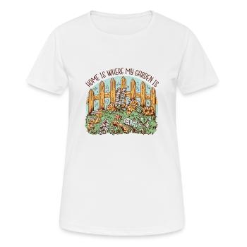 Jardinier Jardinier Hobby Jardinier Cadeau Verger - T-shirt respirant Femme - blanc - Devant - AI Model Female 172 dark (172cm)