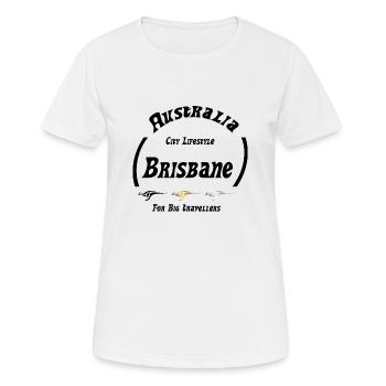 Brisbane - Kangaroo - Women's Breathable T-Shirt - white - Front - AI Model Female 172 dark (172cm)