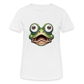 What! - Women's Breathable T-Shirt - white - Front - AI Model Female 172 dark (172cm)