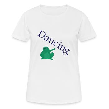 Dancing Dance Music - Women's Breathable T-Shirt - white - Front - AI Model Female 172 dark (172cm)