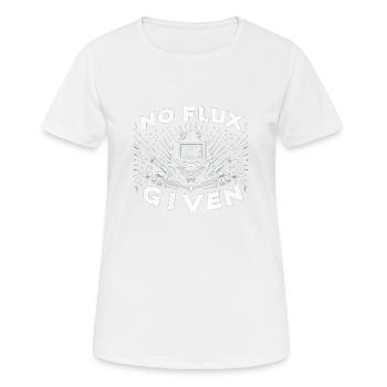 pas de flux donné 8 - T-shirt respirant Femme - blanc - Devant - AI Model Female 172 dark (172cm)