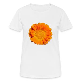 Flower Blossom - Women's Breathable T-Shirt - white - Front - AI Model Female 172 dark (172cm)