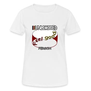 Se sentir bien - T-shirt respirant Femme - blanc - Devant - AI Model Female 172 dark (172cm)