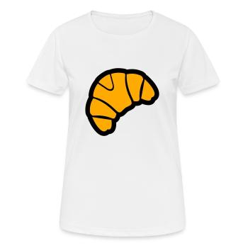 Croissant Baker - Women's Breathable T-Shirt - white - Front - AI Model Female 172 dark (172cm)