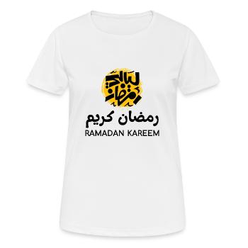 Ramadan Mubarak - Frauen T-Shirt atmungsaktiv - Weiß - Vorne - AI Model Female 172 dark (172cm)