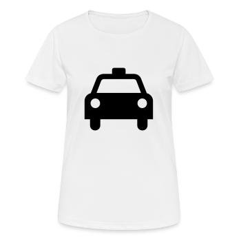 Taxi Service - Frauen T-Shirt atmungsaktiv - Weiß - Vorne - AI Model Female 172 dark (172cm)