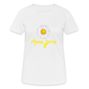 pâquerette - T-shirt respirant Femme - blanc - Devant - AI Model Female 172 dark (172cm)
