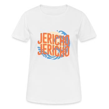 Jericho - Christian Clothing - Women's Breathable T-Shirt - white - Front - AI Model Female 172 dark (172cm)