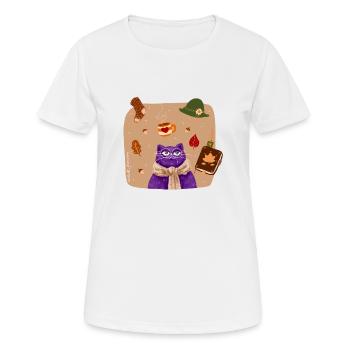 Endlich Herbst - Frauen T-Shirt atmungsaktiv - Weiß - Vorne - AI Model Female 172 dark (172cm)