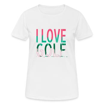 funny bowling awesome golfjersey golfmug bday - Frauen T-Shirt atmungsaktiv - Weiß - Vorne - AI Model Female 172 dark (172cm)