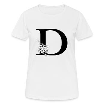 Point D - T-shirt respirant Femme - blanc - Devant - AI Model Female 172 dark (172cm)
