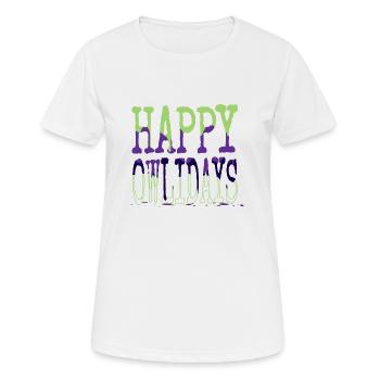 fun funny gym bodybuilder fairy tail funny quote - Frauen T-Shirt atmungsaktiv - Weiß - Vorne - AI Model Female 172 dark (172cm)
