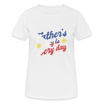 Philippines Filipino Father Dad Daddy I Gift - T-shirt respirant Femme - blanc - Devant - AI Model Female 172 dark (172cm)