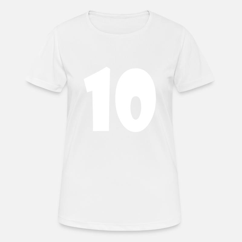 10 - Women's Breathable T-Shirt - white