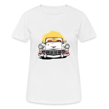 White convertible - Women's Breathable T-Shirt - white - Front - AI Model Female 172 dark (172cm)