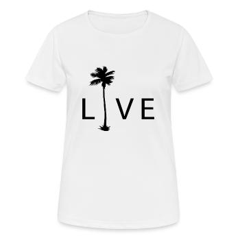 Surfer Surfboard Wassersport Leben - Frauen T-Shirt atmungsaktiv - Weiß - Vorne - AI Model Female 172 dark (172cm)