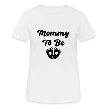 werdende Mama - Frauen T-Shirt atmungsaktiv - Weiß - Vorne - AI Model Female 172 dark (172cm)