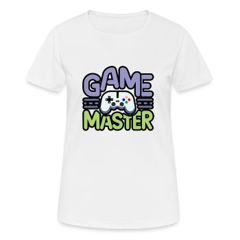 Game master - T-shirt respirant Femme - blanc - Devant - AI Model Female 172 dark (172cm)