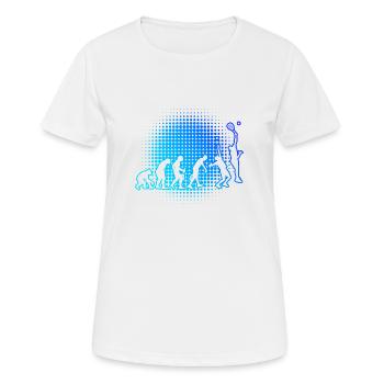 Raquette de padel Sport Paddle Court Femme Homme - T-shirt respirant Femme - blanc - Devant - AI Model Female 172 dark (172cm)