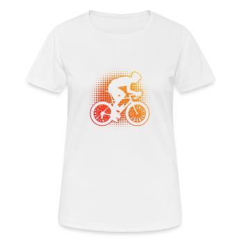 Cyclisme de route Vélo de route Vélo de route Vélo de route Homme - T-shirt respirant Femme - blanc - Devant - AI Model Female 172 dark (172cm)