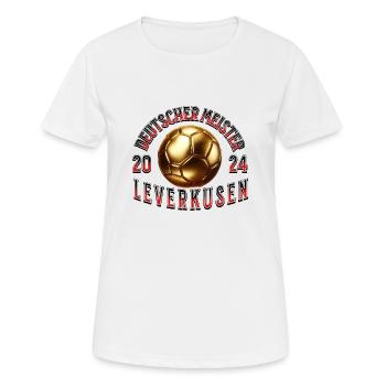 German champion 2024 Leverkusen!! @ Markus - Women's Breathable T-Shirt - white - Front - AI Model Female 172 dark (172cm)