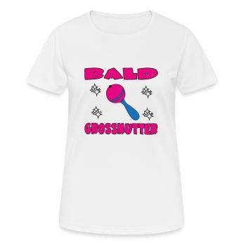 KAHLE GROSSMUTTER - Frauen T-Shirt atmungsaktiv - Weiß - Vorne - AI Model Female 172 dark (172cm)