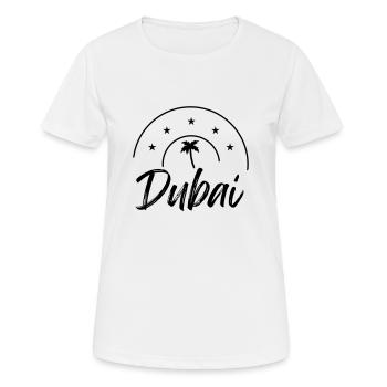 Dubaï - T-shirt respirant Femme - blanc - Devant - AI Model Female 172 dark (172cm)