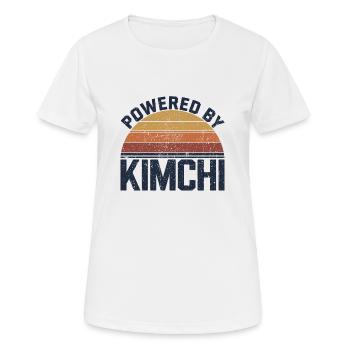 Kimchi – Your secret source of energy - Women's Breathable T-Shirt - white - Front - AI Model Female 172 dark (172cm)