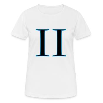 roman2 - T-shirt respirant Femme - blanc - Devant - AI Model Female 172 dark (172cm)