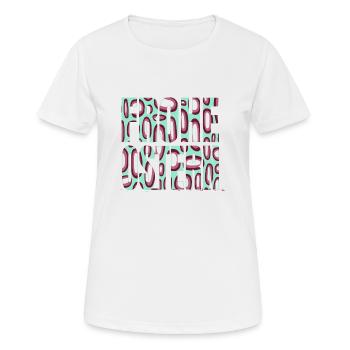Pâques drôle bday déclaration évangélique - T-shirt respirant Femme - blanc - Devant - AI Model Female 172 dark (172cm)