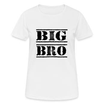 BIG BROTHER - Women's Breathable T-Shirt - white - Front - AI Model Female 172 dark (172cm)