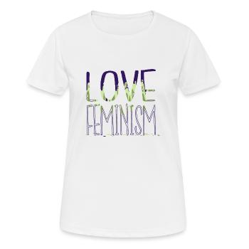 Obama Santé mentale Femme Déclaration Fille - T-shirt respirant Femme - blanc - Devant - AI Model Female 172 dark (172cm)