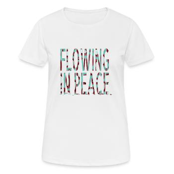 Tranquility Wellness Yoga Yoga Benefits - Women's Breathable T-Shirt - white - Front - AI Model Female 172 dark (172cm)
