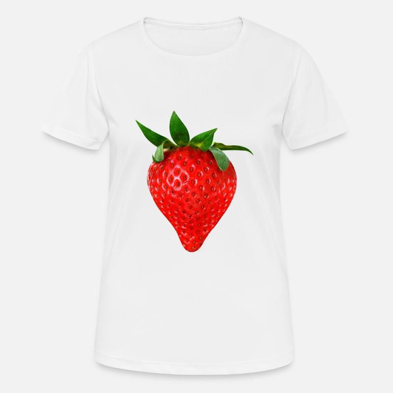 Strawberry Fruit Strawberry Fruit Fruit Fruit Fruits - Women's Breathable T-Shirt - white