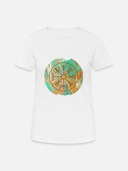 vegvisir e 36 - Frauen T-Shirt atmungsaktiv - Weiß