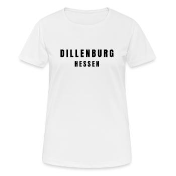 Dillenburg, Hesse - T-shirt respirant Femme - blanc - Devant - AI Model Female 172 dark (172cm)