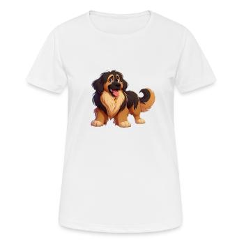 Leonberg 3 - Women's Breathable T-Shirt - white - Front - AI Model Female 172 dark (172cm)