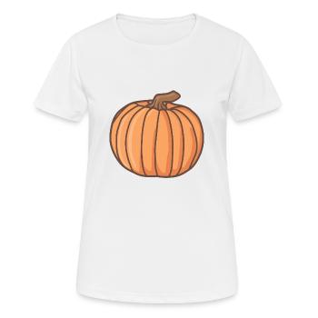 Citrouille - T-shirt respirant Femme - blanc - Devant - AI Model Female 172 dark (172cm)