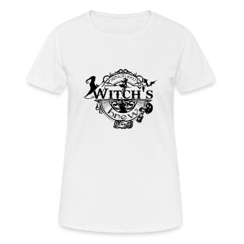 Die Infusion der Hexe - Küchendekor - Frauen T-Shirt atmungsaktiv - Weiß - Vorne - AI Model Female 172 dark (172cm)