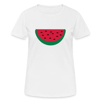 Melon - T-shirt respirant Femme - blanc - Devant - AI Model Female 172 dark (172cm)