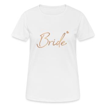 Chemise bride - T-shirt respirant Femme - blanc - Devant - AI Model Female 172 dark (172cm)
