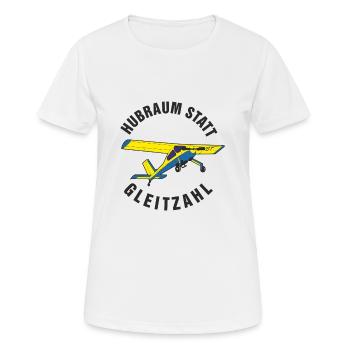 Displacement instead of glide - Women's Breathable T-Shirt - white - Front - AI Model Female 172 dark (172cm)